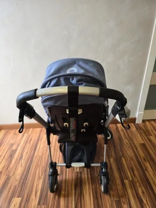 Silla Bugaboo ligera con saco nórdico, plas lluvia