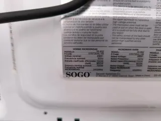 Microondas SOGO casi nuevo
