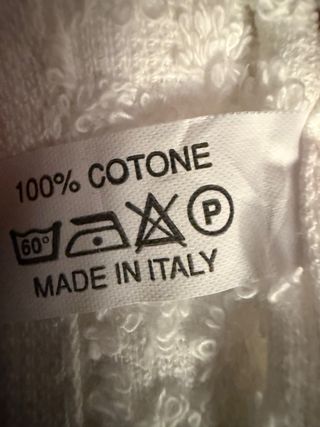 Set Asciugamani Bianchi da Ricamare