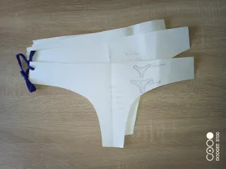 Moldes de bañador Tanga Delantera y Posterior