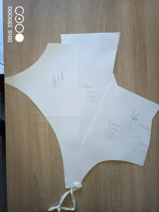 Moldes de bañador Tanga Delantera y Posterior