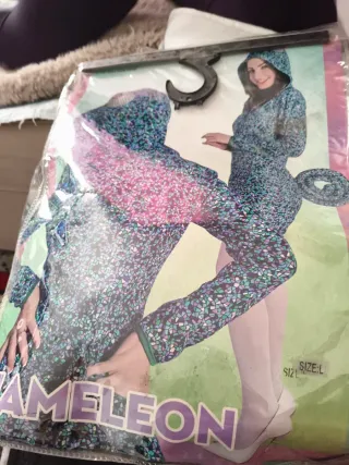 Disfraz Camaleón Talla L Nuevo