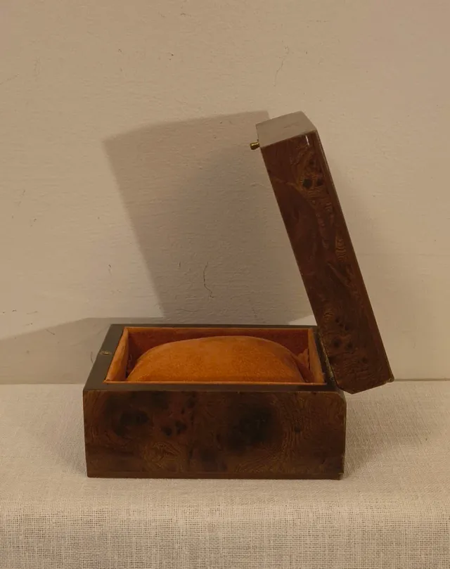 SCATOLA IN LEGNO RELOJ KRONOS.VUOTA.VINTAGE.11x9