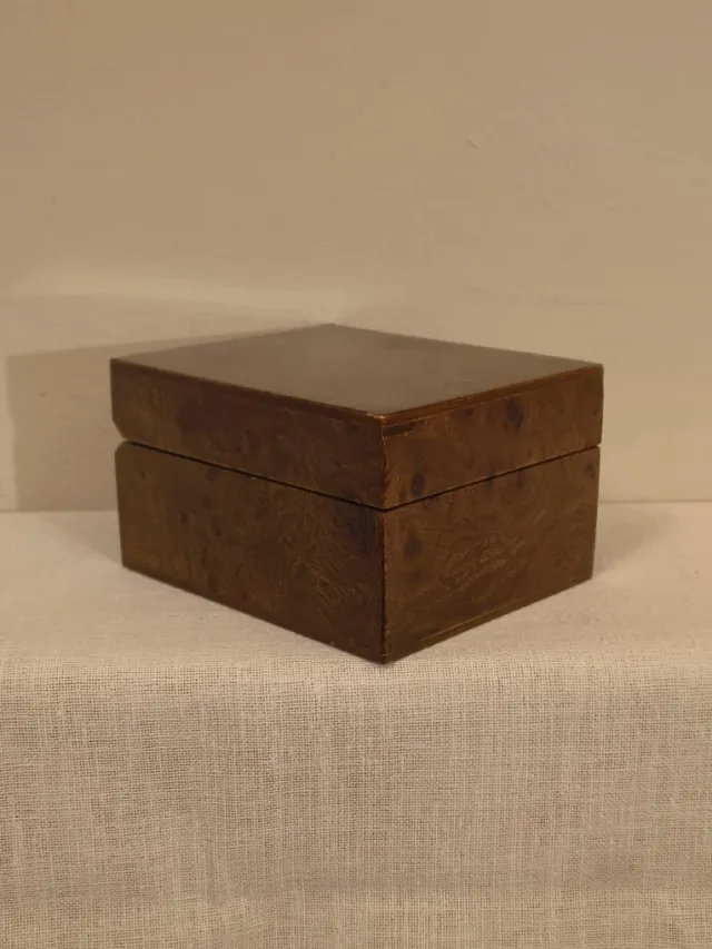 SCATOLA IN LEGNO RELOJ KRONOS.VUOTA.VINTAGE.11x9