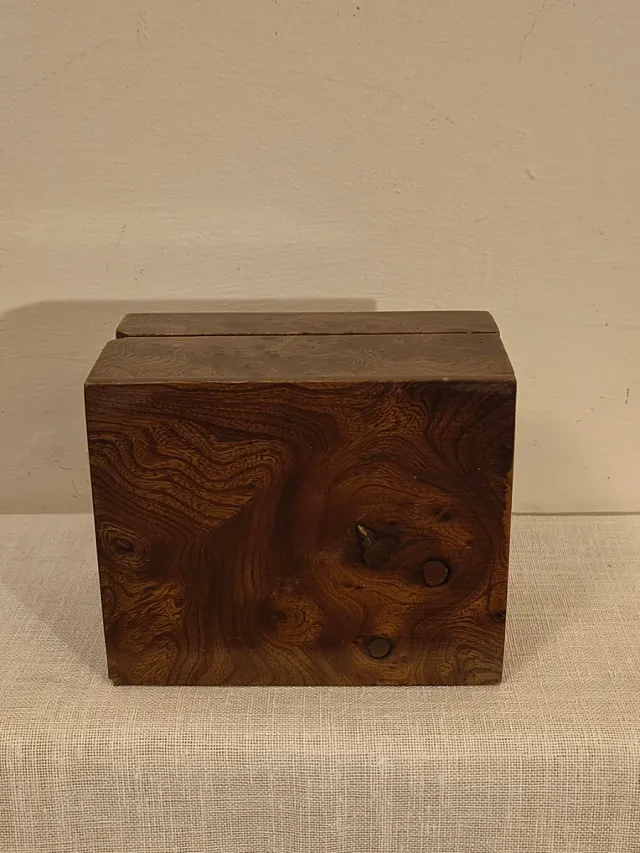 SCATOLA IN LEGNO RELOJ KRONOS.VUOTA.VINTAGE.11x9