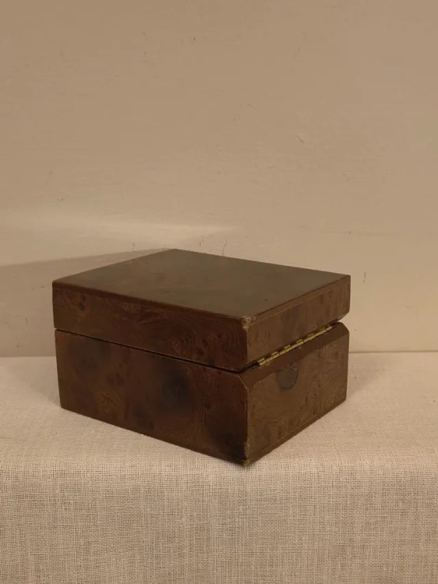 SCATOLA IN LEGNO RELOJ KRONOS.VUOTA.VINTAGE.11x9