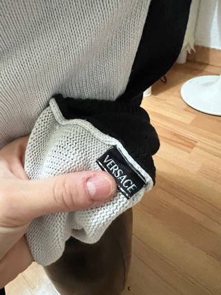 Chaleco Versace Jeans Couture Blanco y Negro