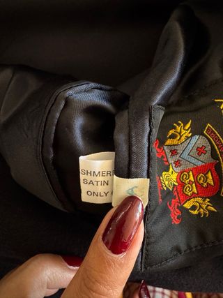 Abrigo 100% Cachemira HAMMERSLEY Negro