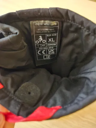 Guantes Alpinestars WT-4 Gore-Tex Negros