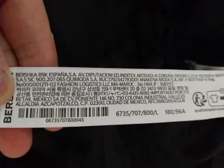 Americana negra Bershka