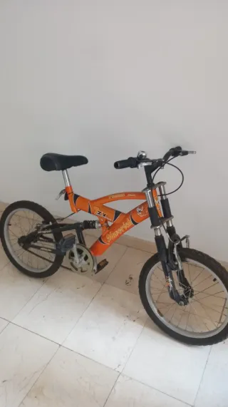 Bicicleta infantil naranja ZX