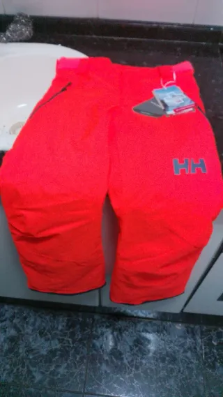 Pantalón Helly Hansen Naranja Flúor Waterproof 134