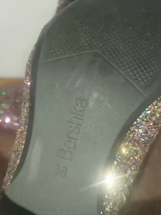 Conjunto bolso + botines glitter