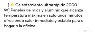 Calefactor Eléctrico Cofan 2000w