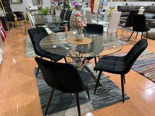 Mesa Comedor Cristal DT-601 SIN SILLAS