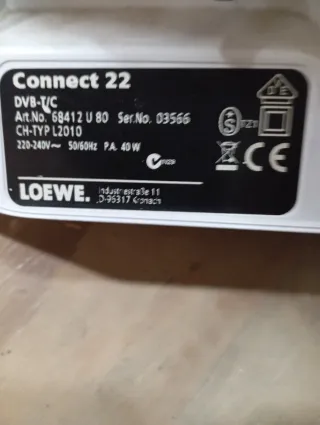 Televisor Loewe Blanco