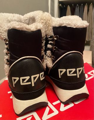 Botas Pepe Jeans negras y blancas