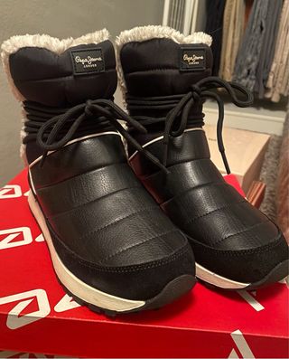 Botas Pepe Jeans negras y blancas