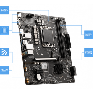 Placa base MSI PRO H610M-E DDR5