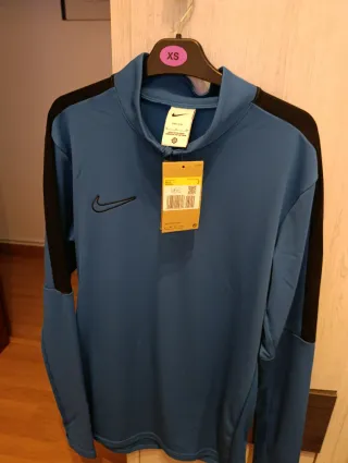 Sudadera Nike Azul Negra Talla S Nueva