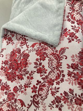 Mantón Fallera Rojo y Blanco