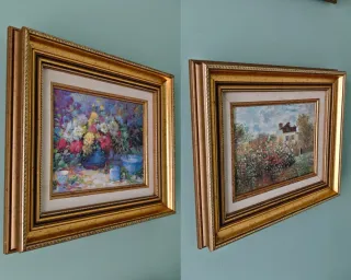 Coppia di quadri decorativi