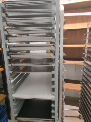 Carros bandejeros + bandejas