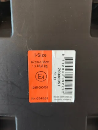 Silla bebé 2 way Pearl + Isofix 2 way fix I-size