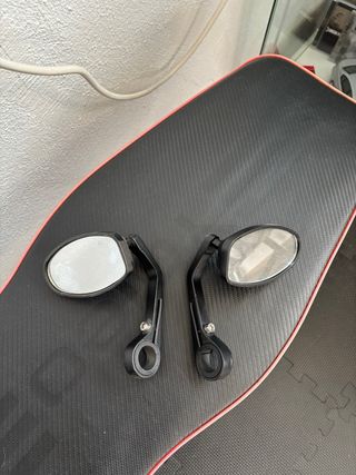 Espejos Manillar Moto Negros