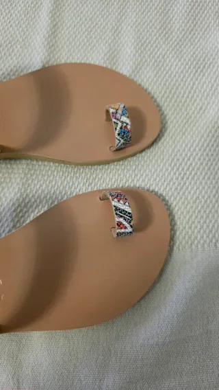 Sandali greci in pelle