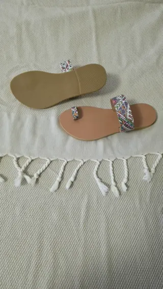 Sandali greci in pelle