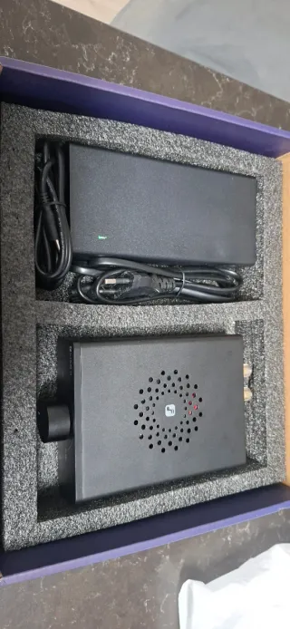 Fosi Audio V3 Amplificador Estéreo Hi-Fi Negro