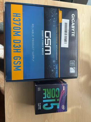 Placa Base Gigabyte H370M D3H GSM + CPU i5 9400F