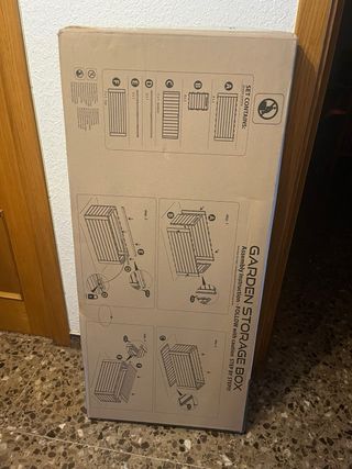 ¡S. OFERTA HOY! Baúl exterior de jardin 280L Nuevo