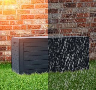 ¡S. OFERTA HOY! Baúl exterior de jardin 280L Nuevo