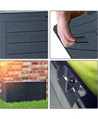 ¡S. OFERTA HOY! Baúl exterior de jardin 280L Nuevo