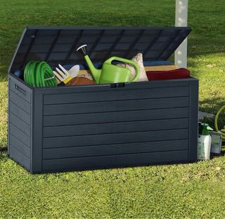 ¡S. OFERTA HOY! Baúl exterior de jardin 280L Nuevo