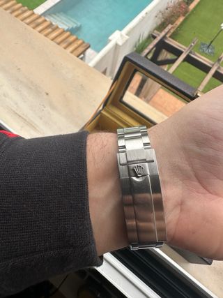 Reloj Rolex Submariner Negro/Plateado