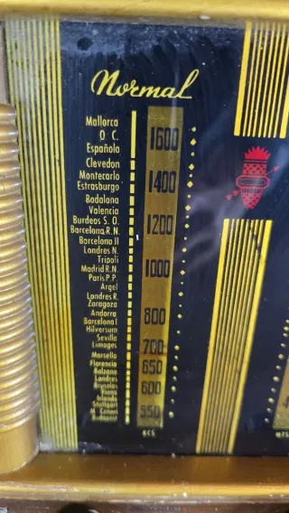 Radio Antigua KLARMAX P-511 Vintage Años 50