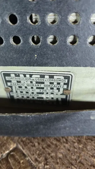 Radio Antigua KLARMAX P-511 Vintage Años 50