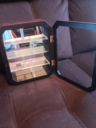 Vitrina Coleccionista Madera y Cristal