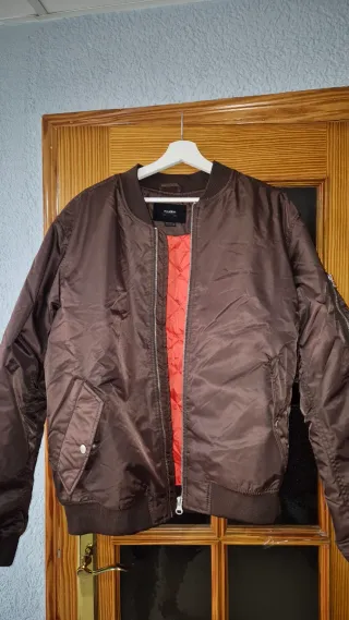 Chaqueta bomber marrón