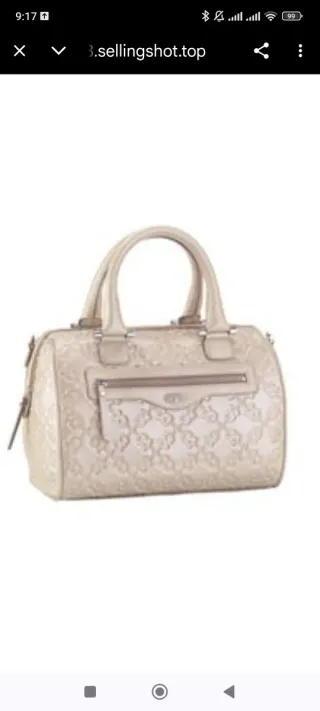 Bolso Piel Tous Beige/Blanco