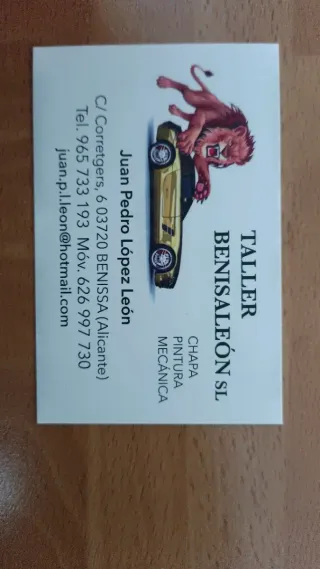 SE BUSCA CHASPISTA PINTOR DE COCHE CON EXPERIENCIA