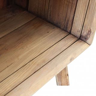 Libreria Legno Pino Riciclato 2 Cassetti Vintage