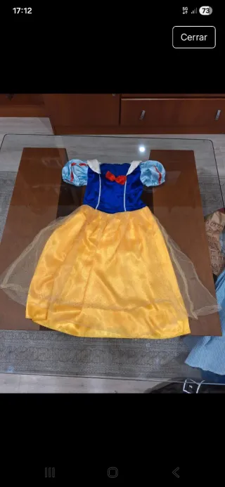Disfraz Blancanieves Talla 4-6 años