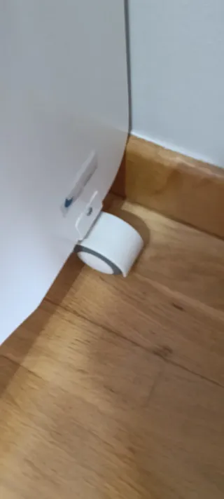 Cuna blanca de madera