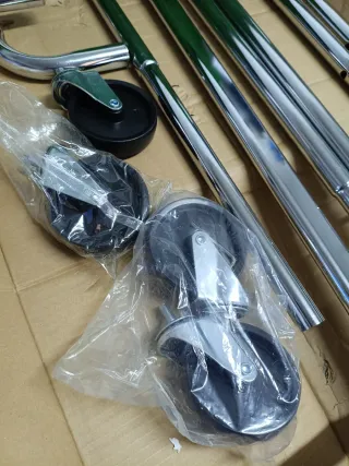 SONGMICS Burro Ropa con Ruedas, Perchero Burro