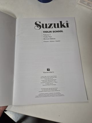 Suzuki Violin School Vol. 3 - Partitura