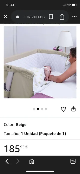 Minicuna Little Dreamer con estrellas